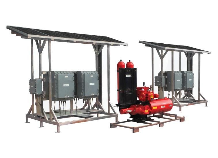 Electro-hydraulic actuator skid
