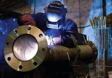 Flange welding